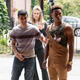 Behzad Dabu (left), Melissa Carlson and Jacob Latimore. - Photo: Parrish Lewis/SHOWTIME